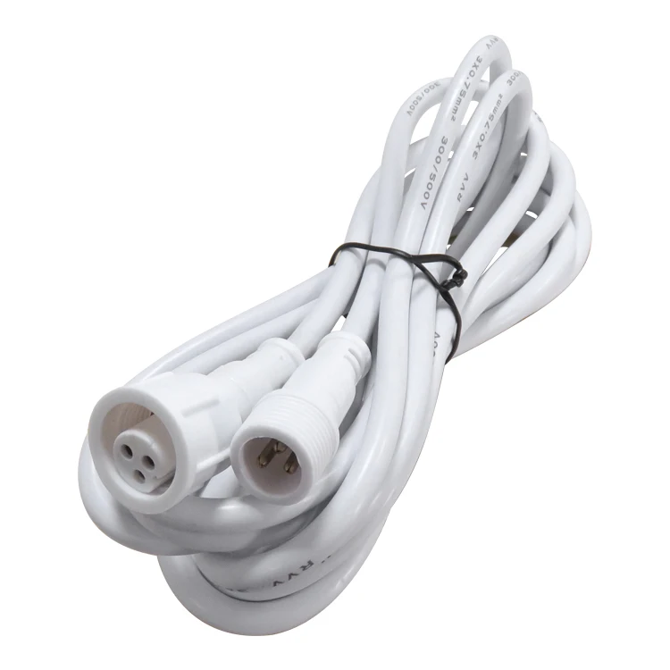 ETOP 10ft Extension Cable Power Cord for Gemstone Light 3 Core Flexible Copper Electric Wire Cable Raywu /Paulzhang /X Connect