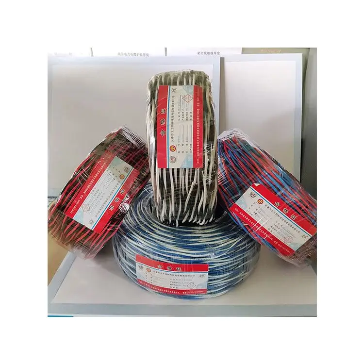 
China Manufacture Quality Copper Conductor Pvc Insulated Flexible Cable Twisted Pair Flexible Wire 