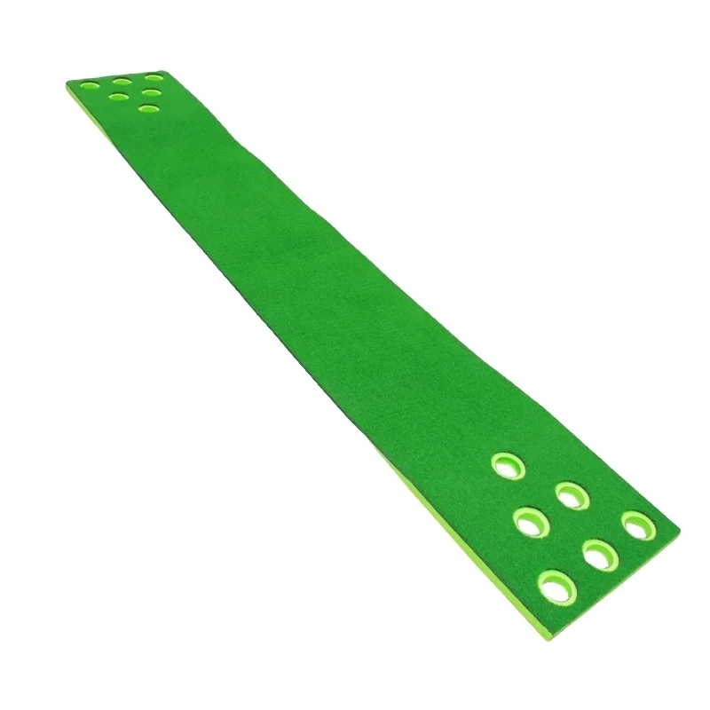 Portable 12 holes Golf Putting Mat for Indoor Outdoor Golf Playing