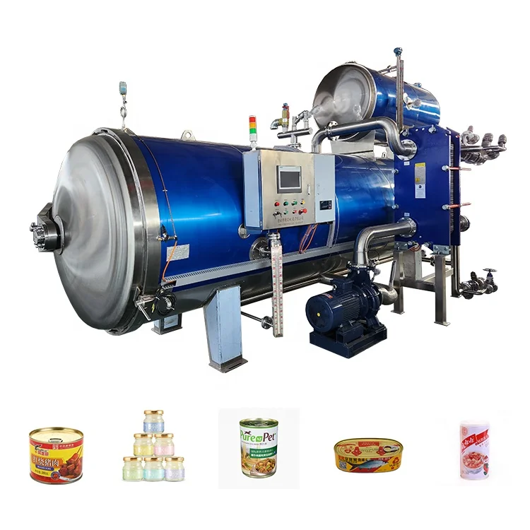 food sterilization machine autoclave machine retort food processing machine