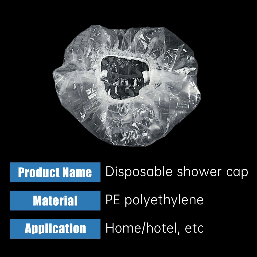 Disposable waterproof shower cap custom shower cap for hotel