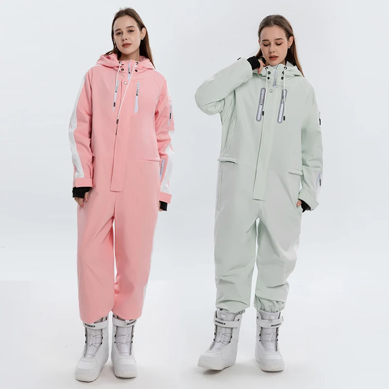 Winter Warm Waterproof Windproof Men Women Ski Suits Ski Jacket and Trousers Couple Snowboarding Coat and Pants Snow Clothes