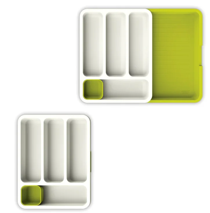 Food Grade Drawer Store Plastic Kitchen Drawer Organizer Tray for Cutlery Utensil and Gadgets