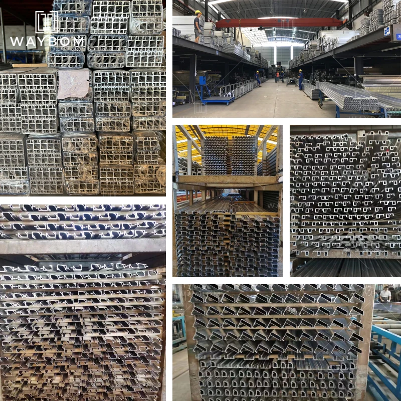 China Manufacturer Aluminium Kitchen Furniture Wardrobe Profiles Aluminum Pole System Profile