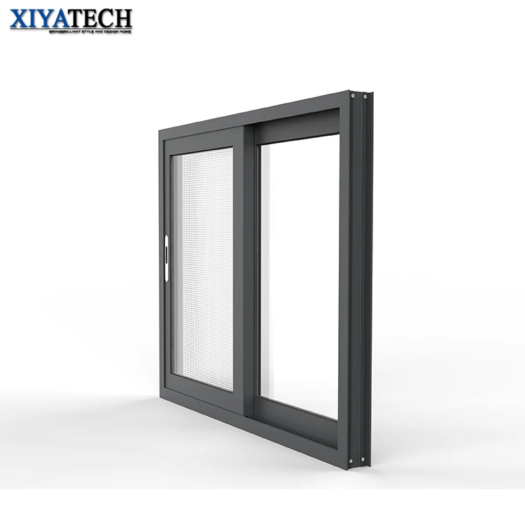 Новейший дизайн XIYATECH наружная стеклянная дверь для виллы 2 дорожки алюминиевая раздвижная патио
