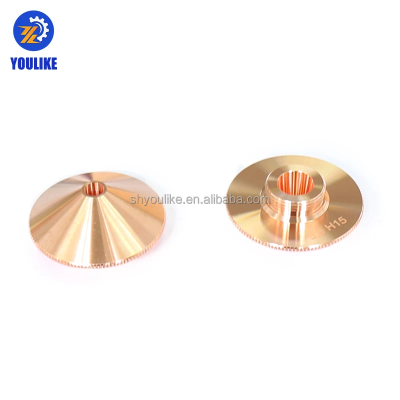 Youlike High Quality Compatible Raytools parts D32mm M14, H15mm  Laser nozzle for Empower fiber laser cutting head