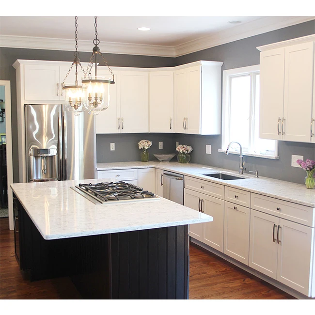 European classic kitchen cabinet designs solid wood kitchen furniture