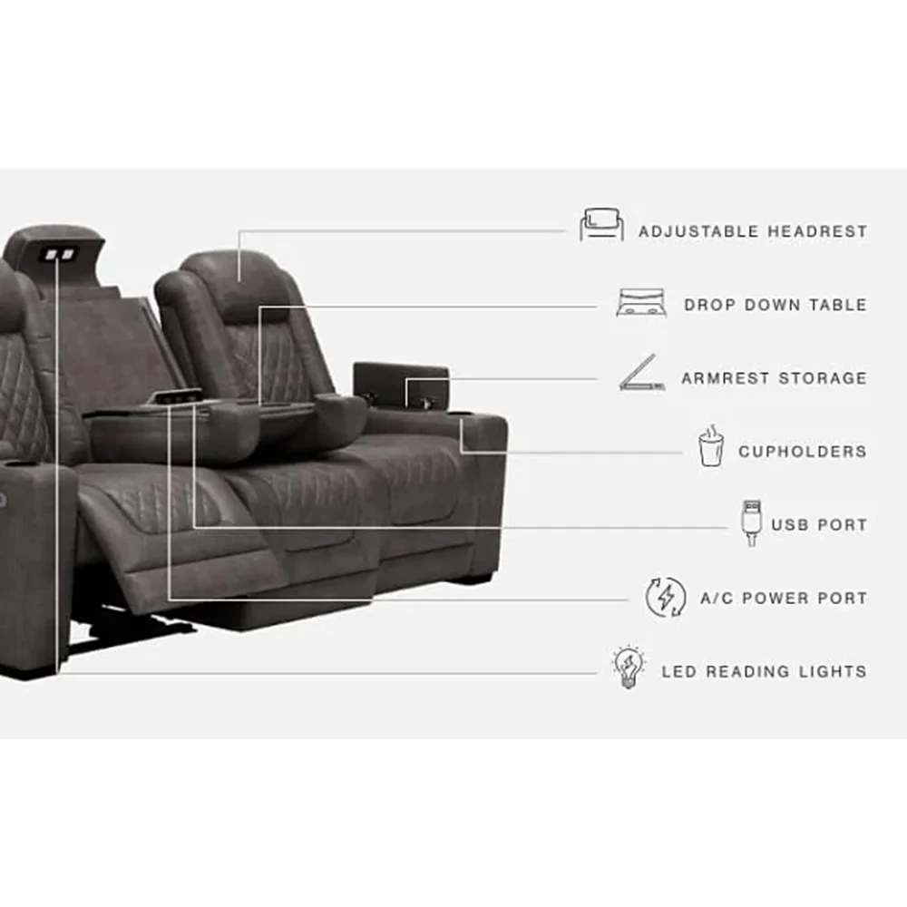 CY New Design Popular Power Motion Hot Sell Customized Furniture Home Cinema Theater Recliner Leather Fabric Sofa Set Seating