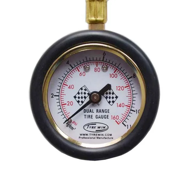 A128 best tire inflator with gauge low pressure tire gauge
