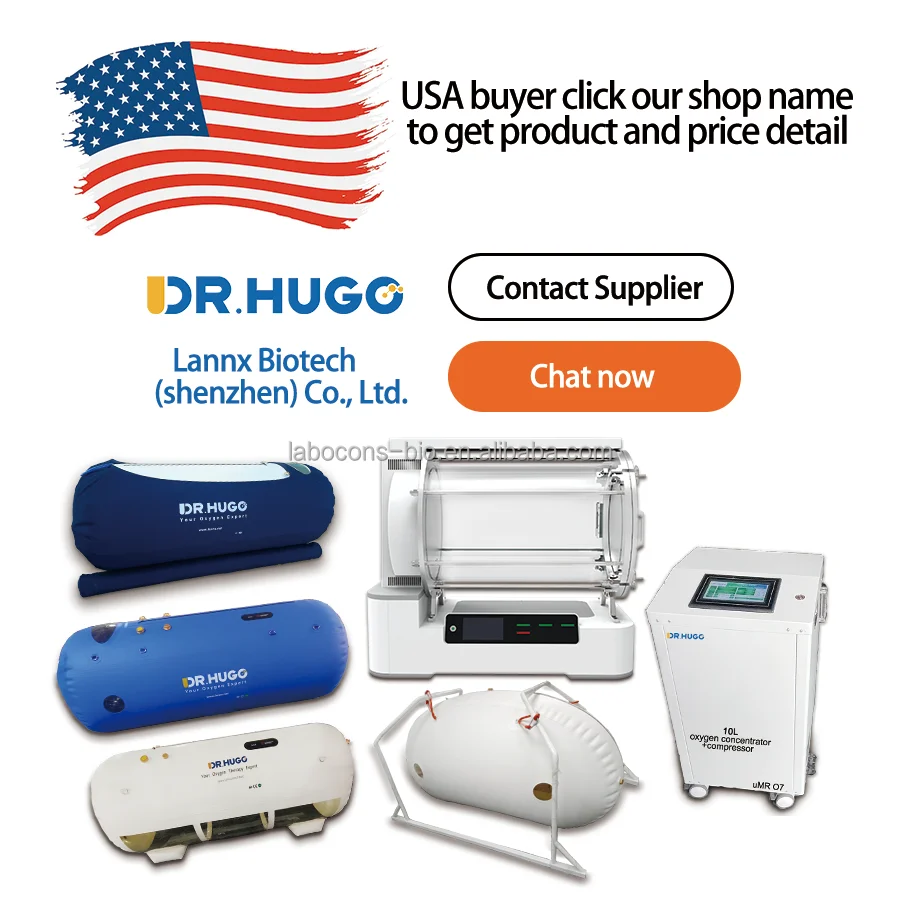 DR.HUGO VetO2 V1 Best selling Hard shell Vet hyperbaric oxygen therapy chamber For 1-2 small animals  Hyperbaric oxygen Chamber