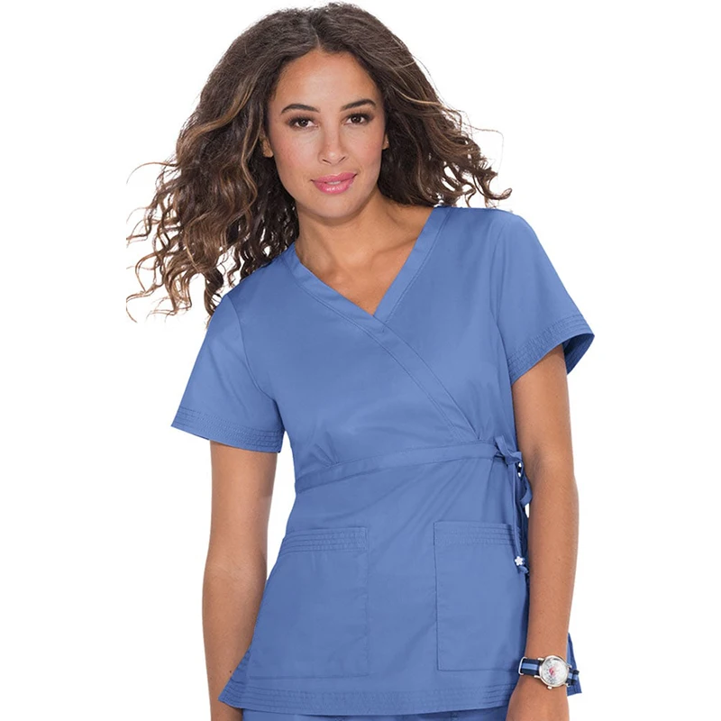 High Quality Medical Nursing Scrubs Sets Stretch Plus Sizes Comfortable Hospital Uniform