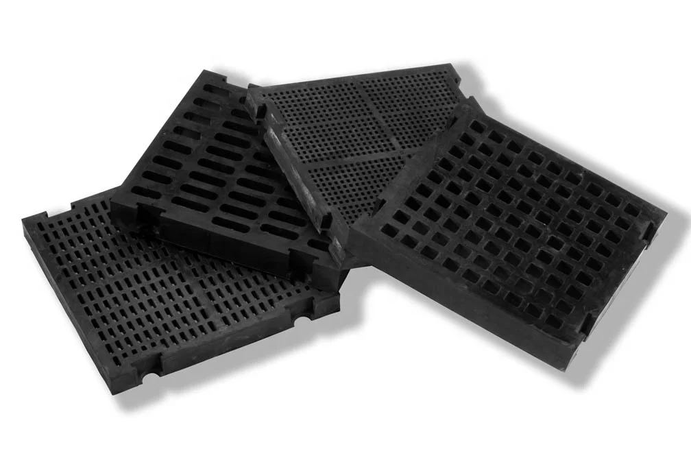 Shandong factory rubber screen mesh/sieve