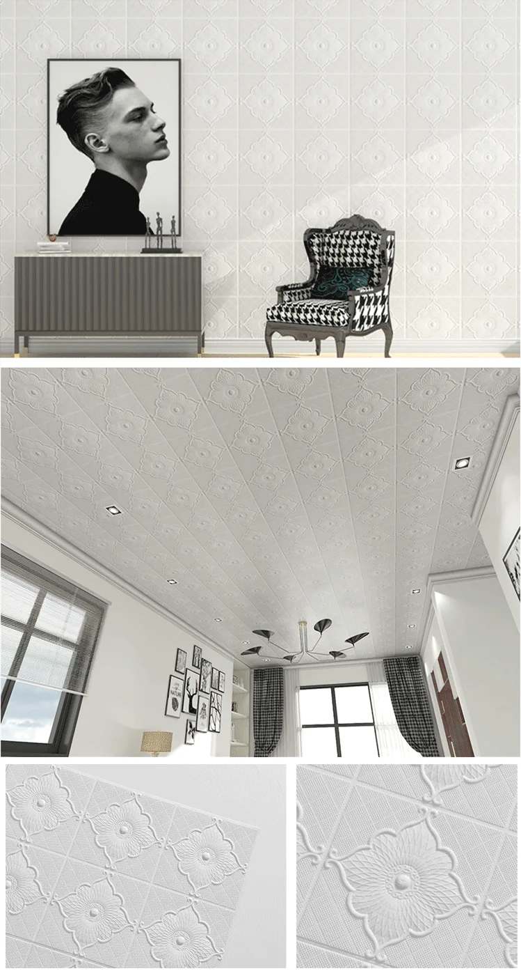  3D Цветочные настенные фрески декоративные обои стикеры для детей