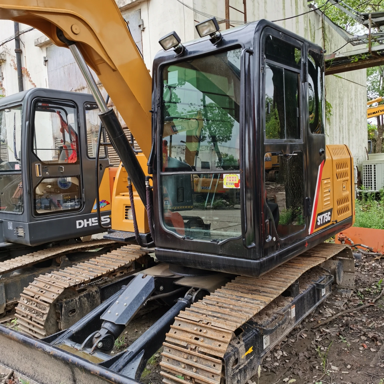 Used Hot sale Mini Excavator Sany 75C  Track Crawler Micro Digger Tractor for Sale Good Excavator