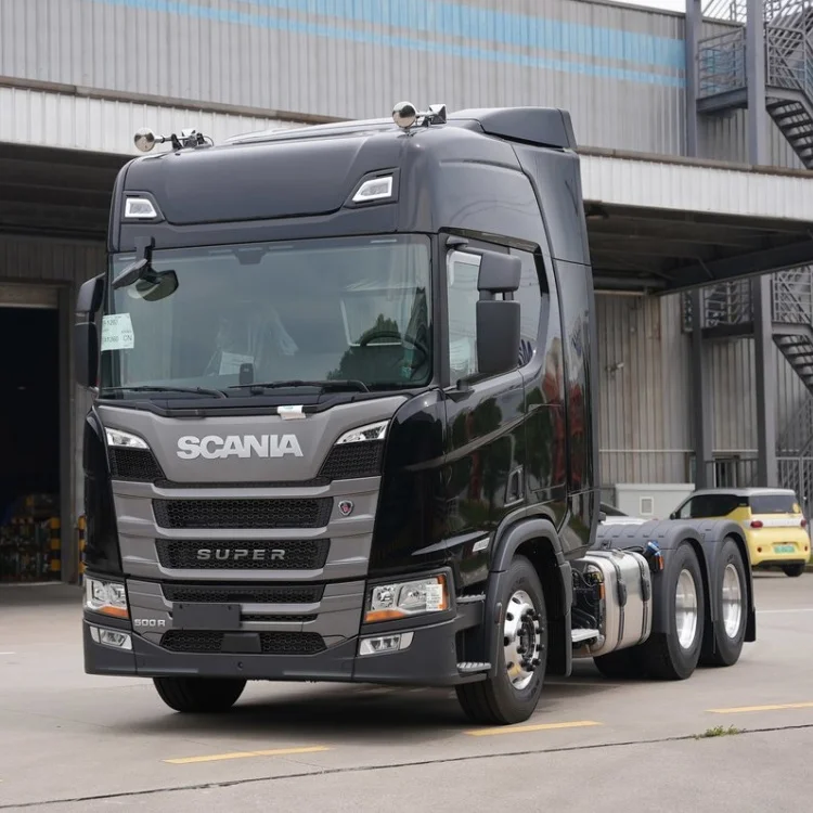 6*2 Sca-nia R500 б/у новый тягач грузовик головка 10 колес 500hp грузовики с электростеклоподъемниками зеркала электроприводом
