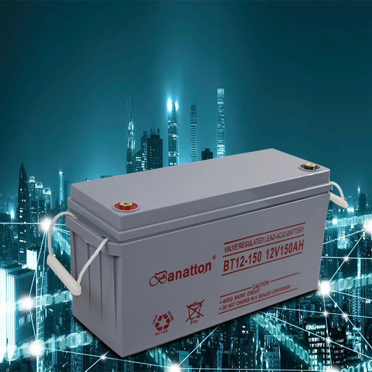 Banatton Factory Custom Rechargeable Energia Solar Energy Storage 12V 150Ah AGM Lead Acid Shoto Battery Bateria