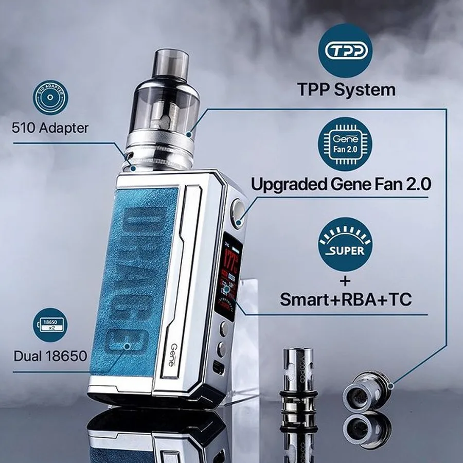 VOOPOO DRAG 3 Kit with TPP Tank New Design High quality  VOOPOO Drag3