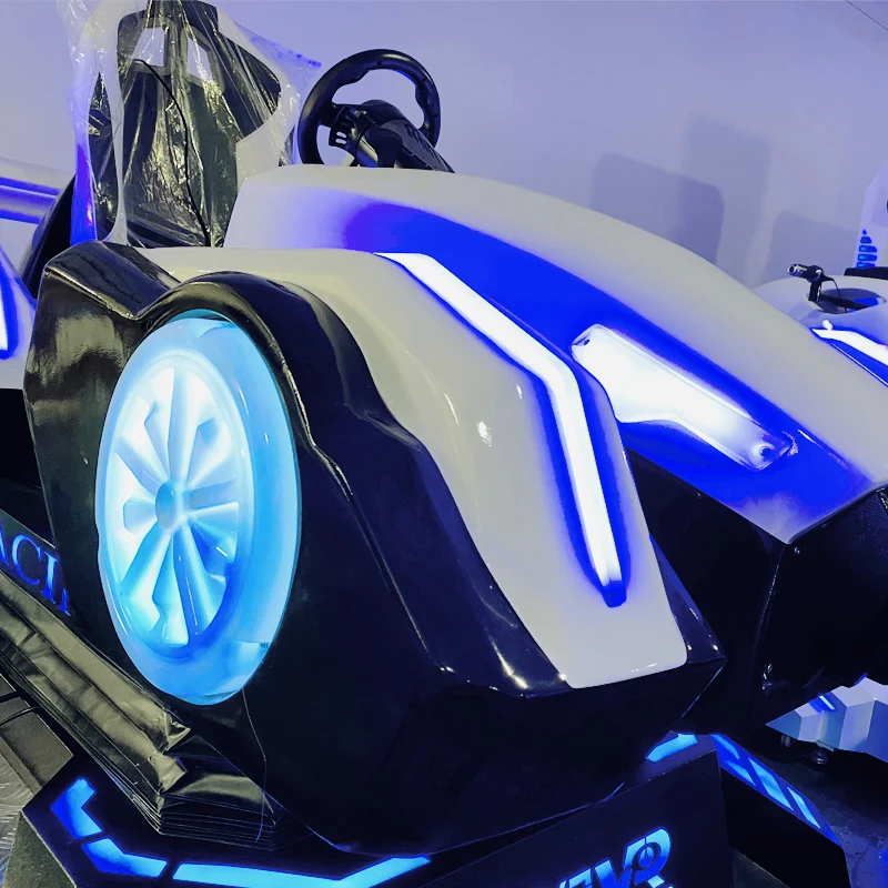 Hottest earn money VR product 3 dof motion platform racing car 9D virtual reality interactive arcade game simulator for VR park