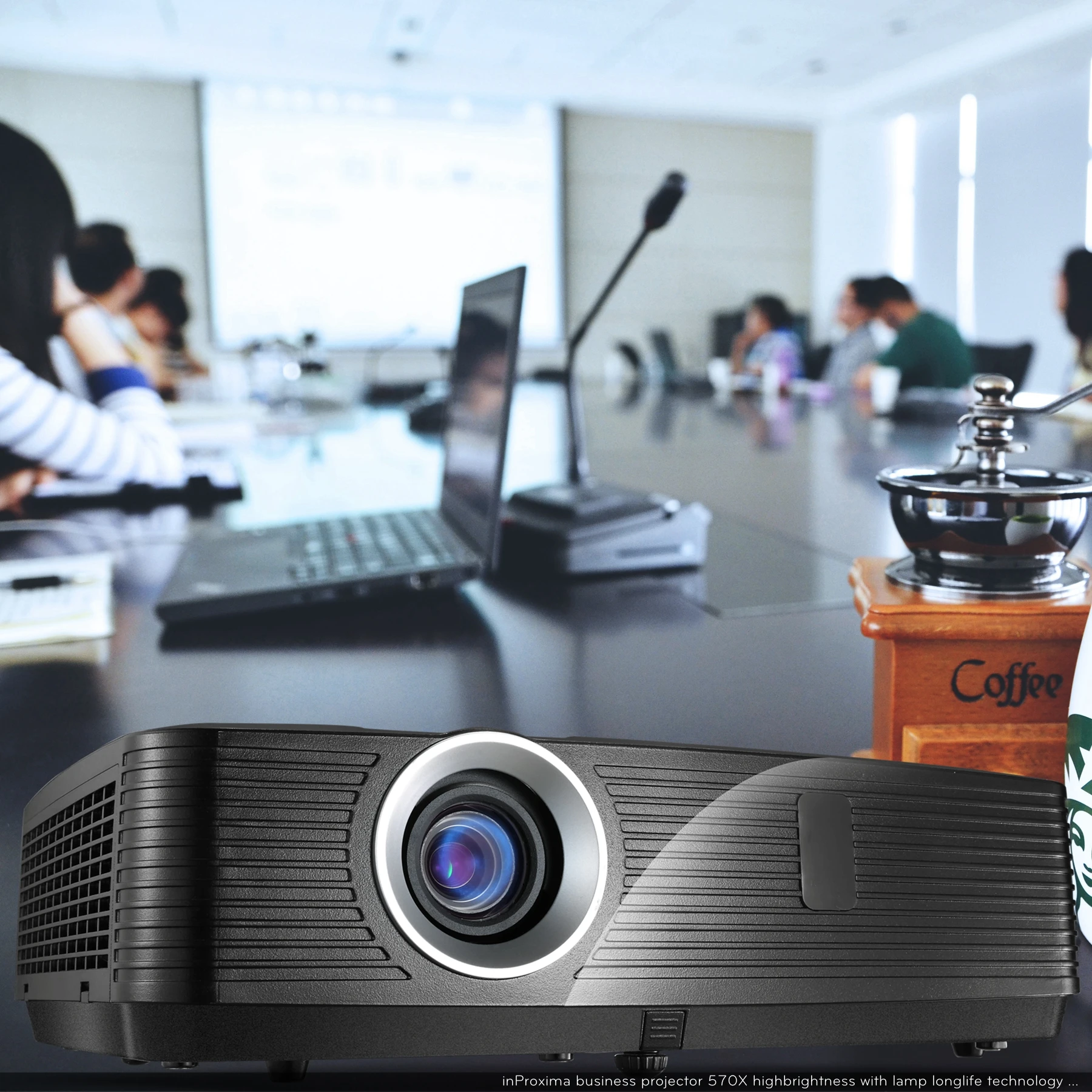Short Throw Projector Vivibright 570X Business Projectors 5000 Lumens for Office Education Projector Presentation Equipment