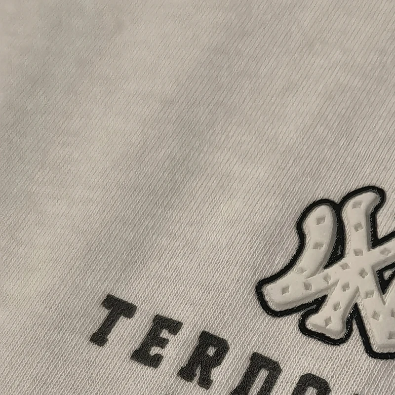 Label Heat Transfer T Shirt for Boots Patch Rubber Raised 3d- Silicon Top Fashion 3d Silicone Pvc for Clothing Color Printing