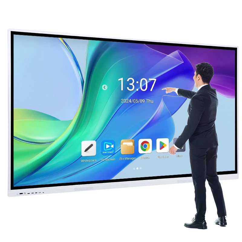 65 75 86 98 110 Inch Touch Screen Interactive Flat Panel 4K HD Digital Smart Board Schools Education Interactive whiteboard