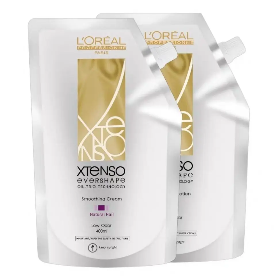 RTS wholesale price hot selling 2*400ml brand professional salon use hair rebonding cream for natural hair