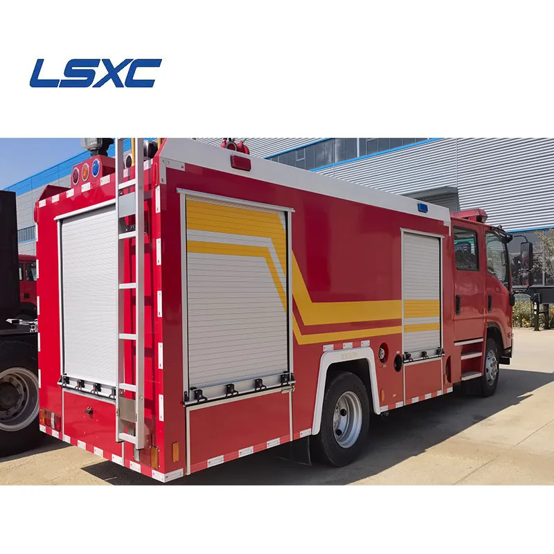 ISUZU Multifunctional fire truck 3 m3 fire truck foam powder rescue truck