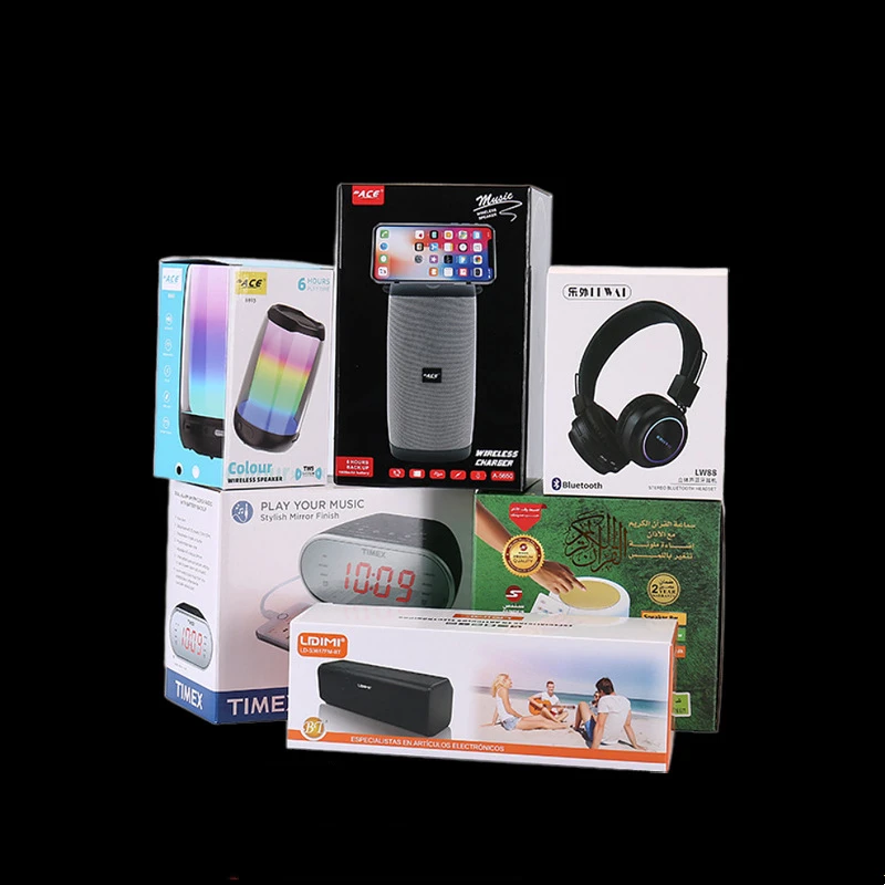 Oem Custom Your Design Earphone Headphone Accessories Strong Boxes Packaging Box With Internal Parts