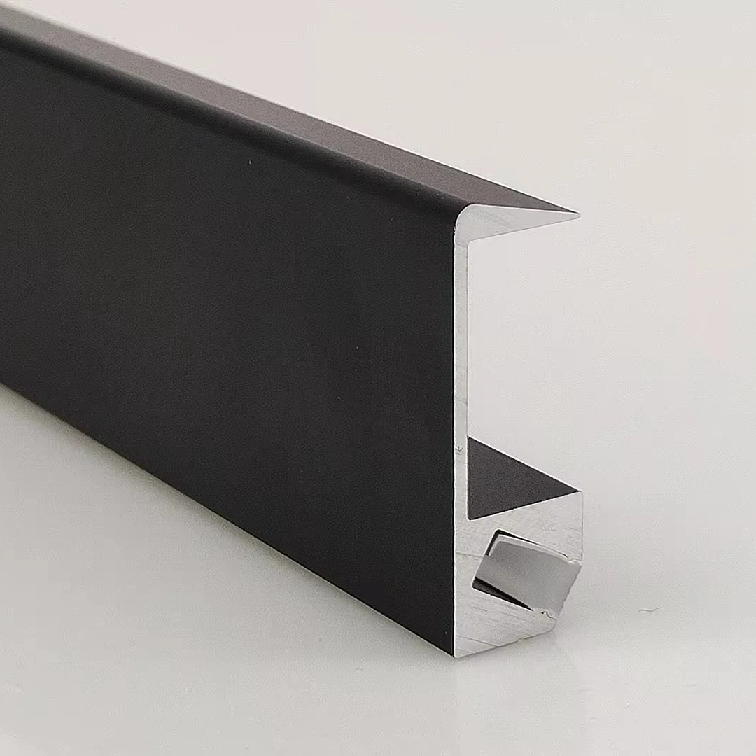 Aluminum Extruded Profile Kitchen Cabinet Laminated Silicon Aluminum Profile T5 Tempered Anodized Aluminum Profile