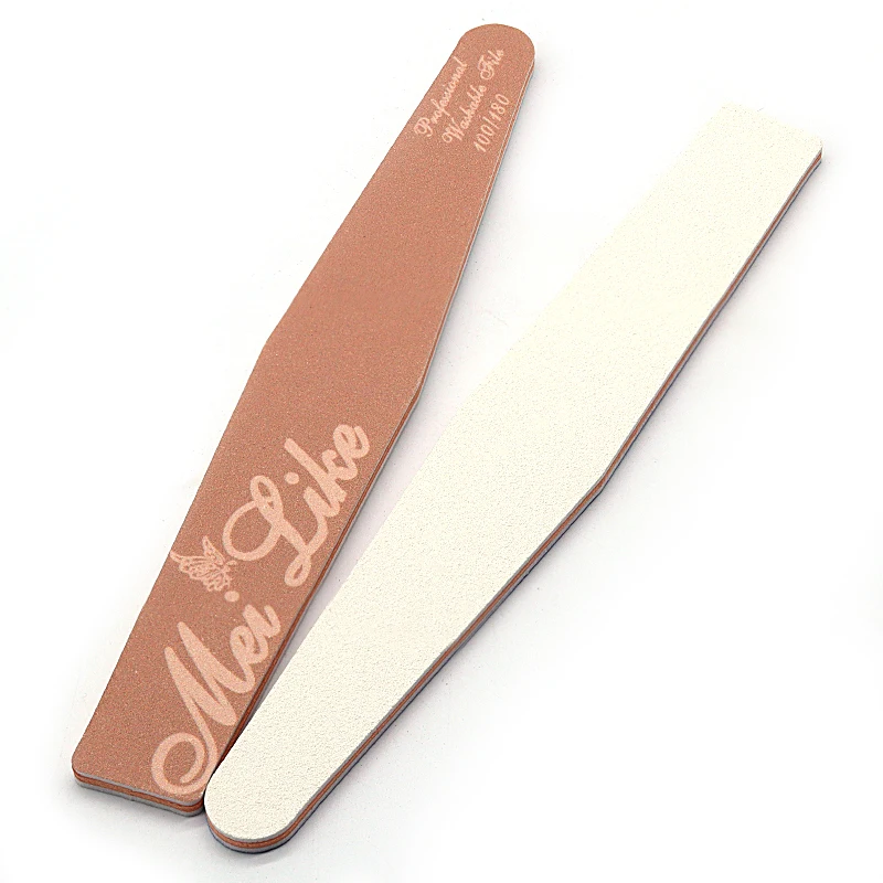 Nail supplies korean private label wholesale professional 80/80 150/180 grit nail file and buffer