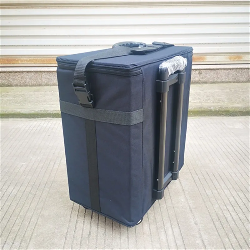 Teenyoun 2024 Ready Stock 180Pcs Oxford Cloth Trolley Case Portable Packaging Eyeglasses Display Cases Optical Frame Suitcas