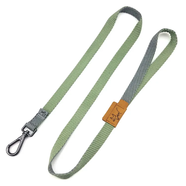 Factory Wholesale Adjustable and Strong Pet Collar with Ribbons High Quality Dog Leash for Training Sustainable Pet Products