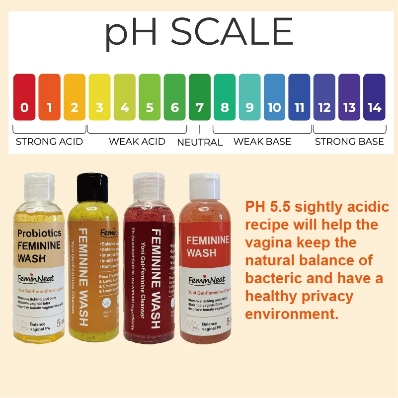 Customized Label 150ml Yoni Wash Gel Organic Feminine Wash for Daily Use Nature Feature