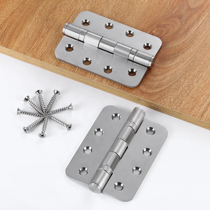 Door  window hinges 4 inch silent butt stainless steel 2bb ball bearing wooden interior door hinges