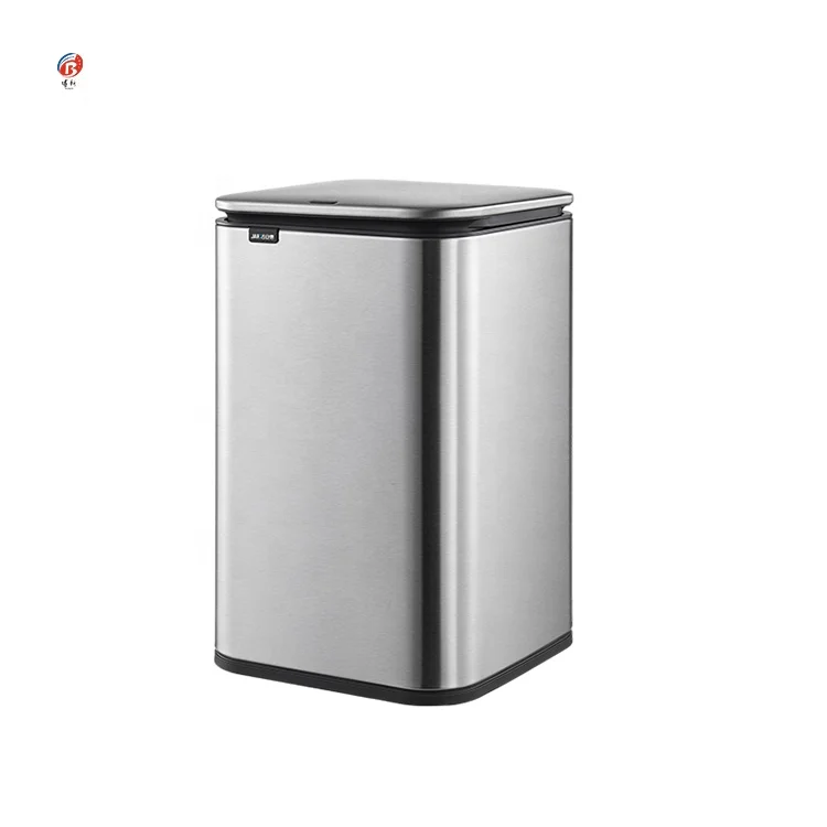 Customized Wholesale 12l Silver Waste Carton Smart Garbage Containers