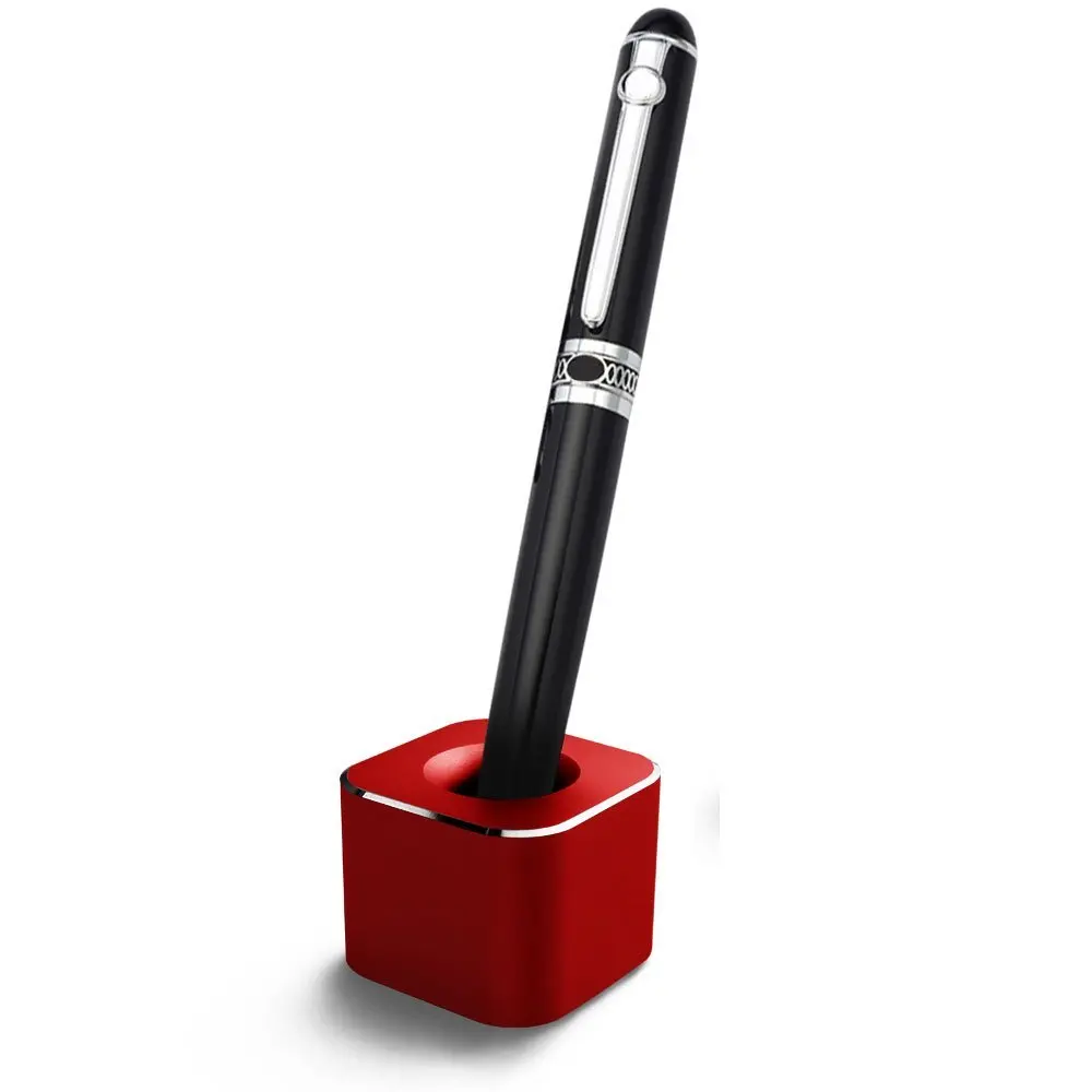 Алюминиевый стол под заказ, аккуратный одиночный стенд, офисный серебристый металлический держатель-подставка для ручки