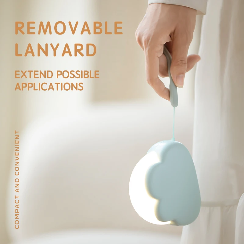 New Arrival Cloud Creative Gift Wireless USB Mini Night Light Adorable Cloud Shape LED Night Light For Bedroom Baby Children