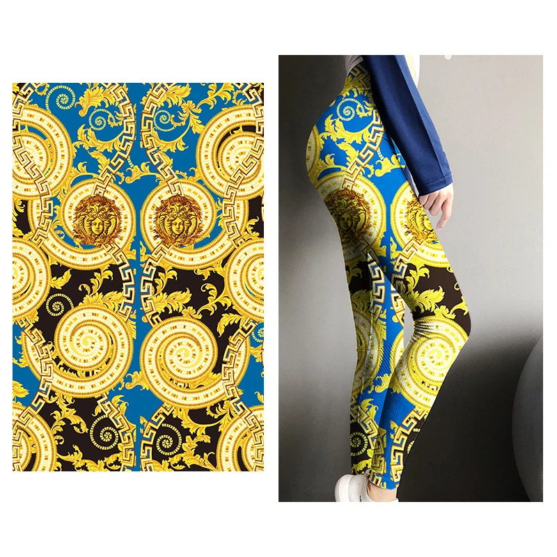 wholesale jersey lycra fabric sports gym yoga wear fabric gym compression wear garment fabric