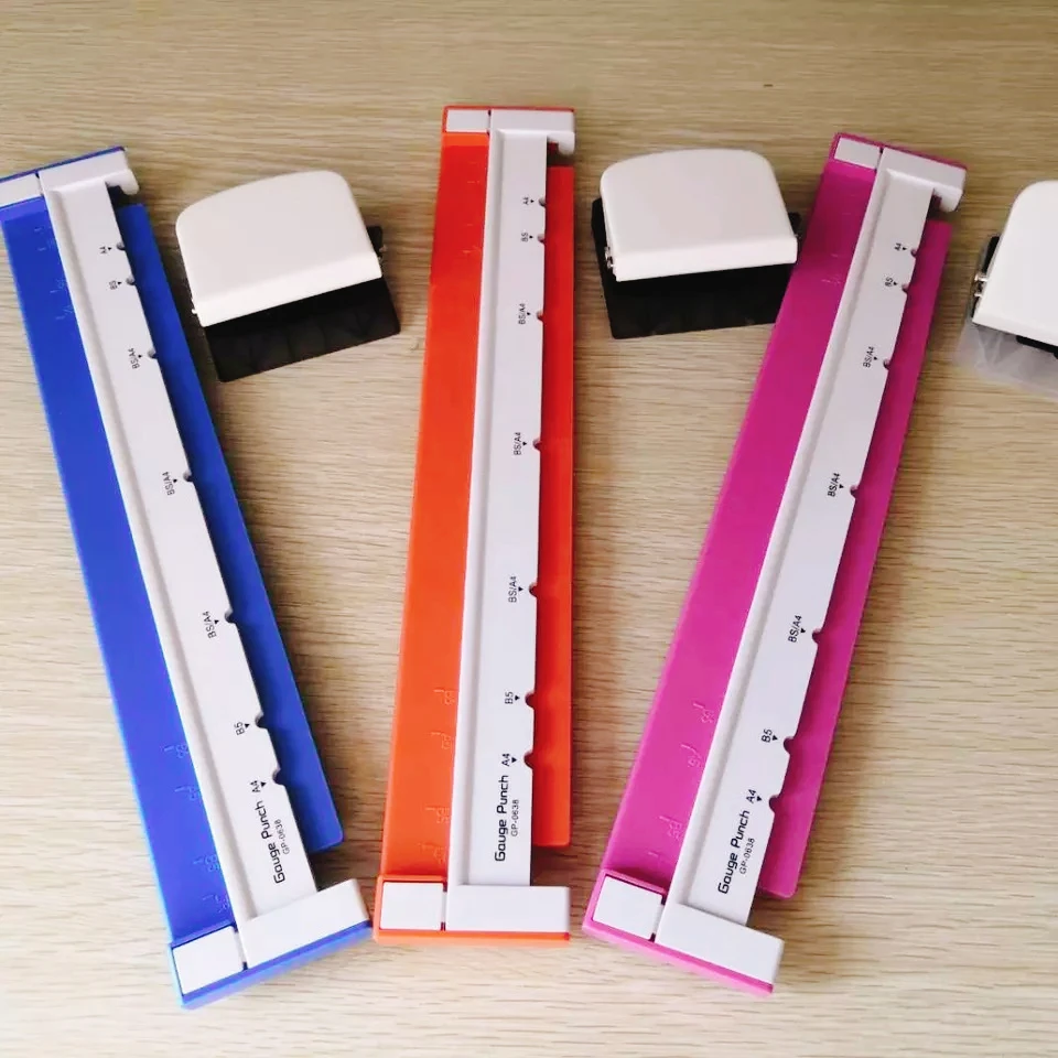 O shape Office Supplies DIY Hole Puncher Loose Leaf Hole Punch Manual Loose-leaf Paper Hole Punch