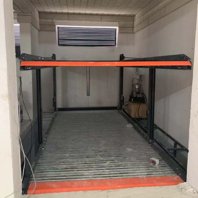 Residential Pit Garage Parking Underground Car Lift Elevator