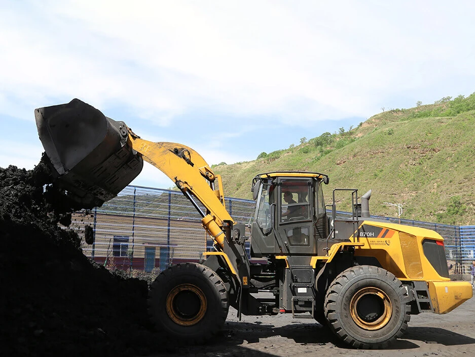 7 Ton Hot Sale Wheel Loader CLG870H with Tire3 Emssion