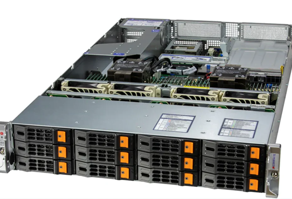 SYS-620H-TN12R  Hyper SuperServer 620H-TN12R - 2U - 12x NVMe/SATA/SAS - 2x M.2 - 1200W (1+1) Redundant