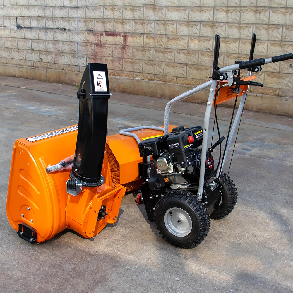 Электрический старт 6.5HP HT800A Снегоуборщик с рабочей шириной 800 мм и толщиной 180