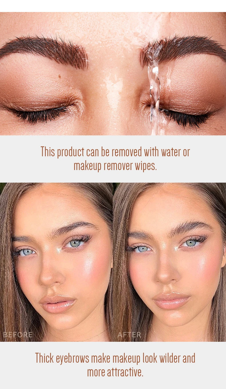 eyebrow soap long lasting transparent eye brow lifting gel private label vegan eyebrow styling gel brows wax sculpt soap