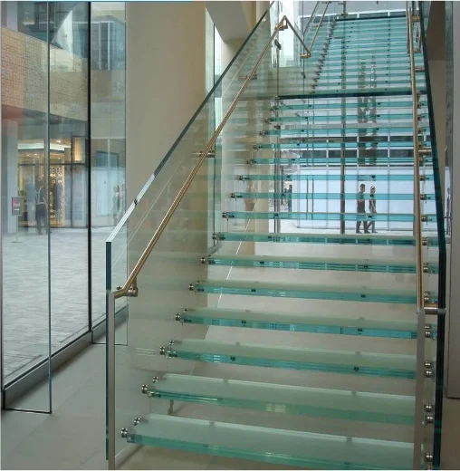 Safety High Hardness Structural Walkway Stair PVB SGP Anti Slip Glass Floor Laminated Tempered Glass Price of Glass Floor Walk