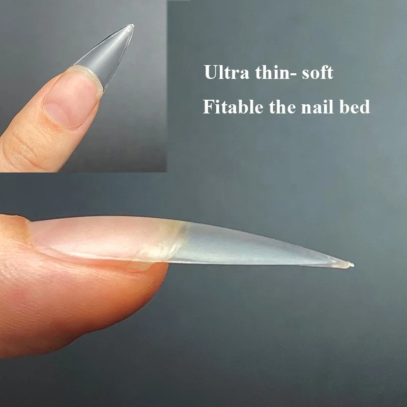 Собственная Марка Типсы для салона гелевые ногтей полное покрытие