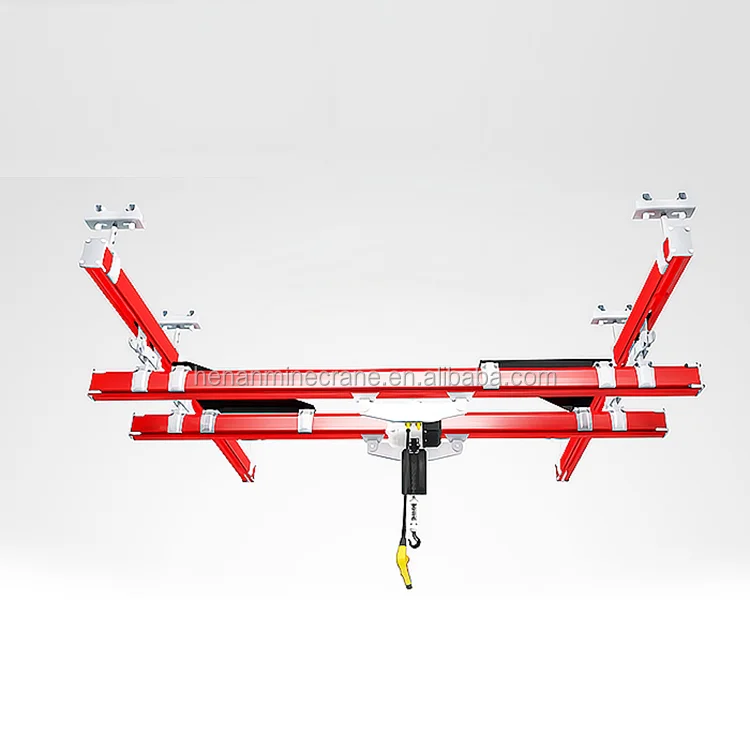 Flexible electric rail mobile hoist suspension single beam bridge crane