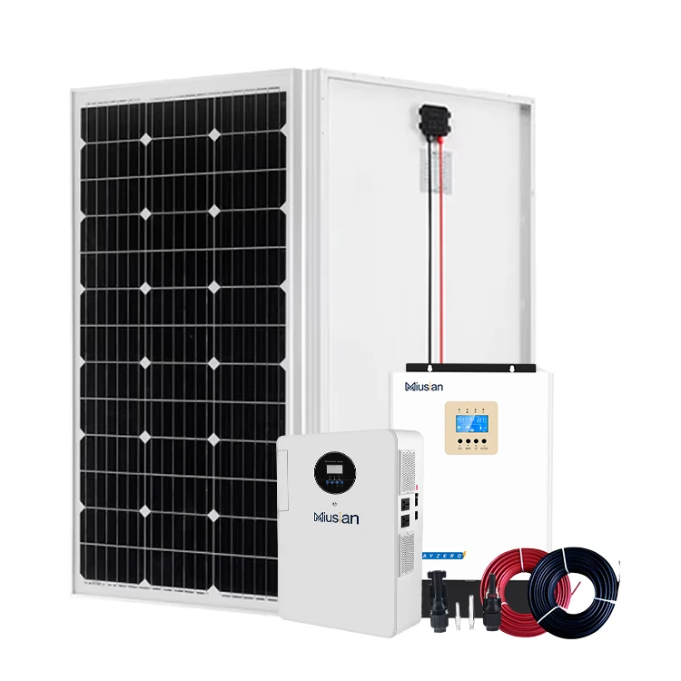Complete solar mounting system roof 1kw 3kw 5kw off grid solar panel system solar power system with lithium battery for home use