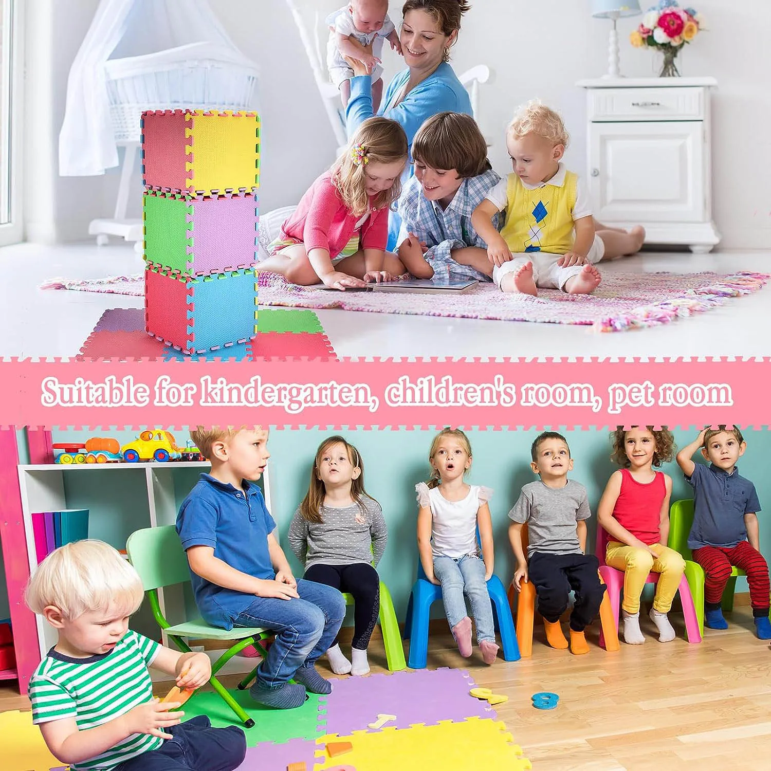 Wholesale Eco Friendly High Density Anti Slip EVA Foam Interlocking Karate Exercise Training Judo Tatami Floor Play Mat