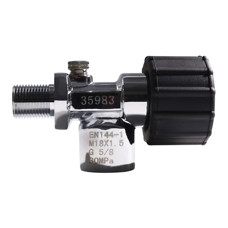 Copper PCP Scba Diving Valve Head valve M18x1.5 30Mpa Air Filling Station Refill Adapter for Carbon Fiber Cylinder